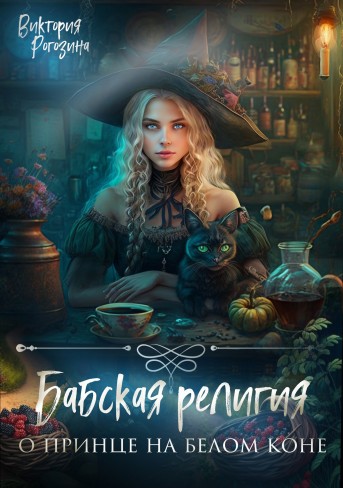 Обложка для книги Бабская религия о принце на белом коне
